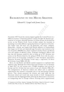 Chapter One  Background to the Meuse-Argonne TE