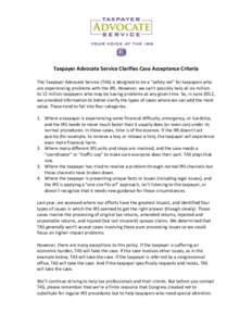 Tax return / Government / Public administration / Economy of the United States / Tax protester / IRS Return Preparer Initiative / Taxation in the United States / Internal Revenue Service / Office of the Taxpayer Advocate