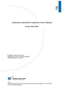 Statistisches Jahrbuch der Kreisverwaltung Teltow-Fläming