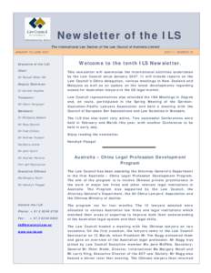 Microsoft Word - Newsletter of the ILS.doc