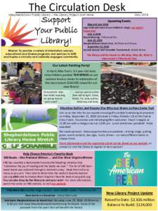 The Circulation Desk  Shepherdstown Public Library – the Library Project and More Support Your Public