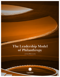 The Leadership Model of Philanthropy