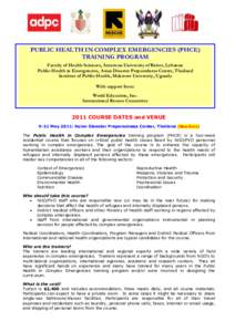 International development / Office of Foreign Disaster Assistance / Centre for Research on the Epidemiology of Disasters / Emergency management / International Rescue Committee / American Refugee Committee / Humanitarian aid / Philanthropy / Development