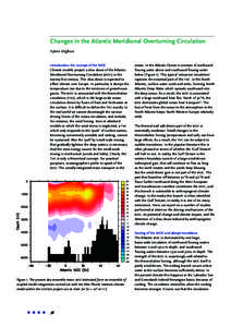 Changes in the Atlantic Meridional Overturning Circulation Sybren Drijfhout Introduction: the concept of the MOC Climate models project a slow down of the Atlantic Meridional Overturning Circulation (MOC) in the