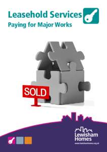 Leasehold Services Paying for Major Works Paying for Major Works One of the questions most commonly asked by leaseholders is ‘how can I pay for Major Works?’. There are a number of options that leaseholders can cons