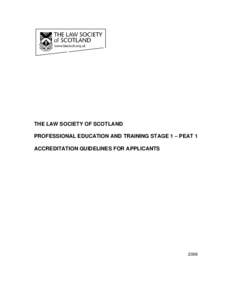 Law in the United Kingdom / Coal / Peat / Trainee solicitor / Scottish Credit and Qualifications Framework / Solicitor / Legal education / Continuing professional development / Academic degree / Law / Legal professions / Education in Scotland