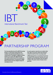 IBT  International Benchmark Test Partnership Progr am The International Benchmark Test (IBT) Partnership