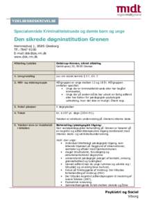 Microsoft Word - Ydelsesbeskrivelse Grenen-Dalstrup Kronen 2013.doc