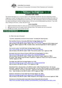Microsoft Word - National Nomination- Coal River & Government Domain 2012-revised-FINAL.doc