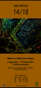 UWE APPOLD[removed]Bilder zur Schlacht um Verdun 3. September – 19. Oktober 2014