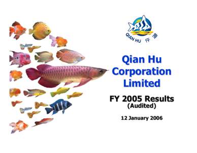 Qian Hu Corporation Limited FY 2005 Results (Audited)