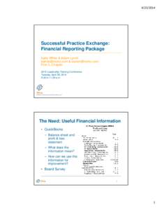 Microsoft PowerPoint - WE01-H3-First IL Chapter_Financial Reporting Package LTC 2014