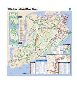Staten Island Bus Map January 2014