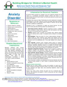 Microsoft Word - Anxiety Disorder Tip Sheet[removed]