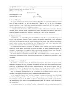 ENVIRONMENTAL RISK ASSESSMENT OF CHEMICALS 6th