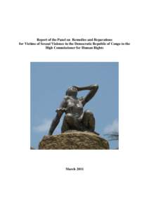 Report of the Panel on Remedies and Reparations for Victims of Sexual Violence in the Democratic Republic of Congo to the High Commissioner for Human Rights March 2011