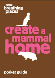 create a  mammal home pocket guide