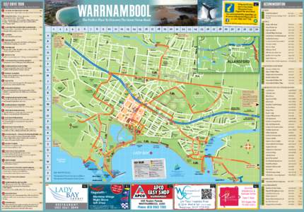 warrnambool  self drive tour Follow the orange line past the places of interest
