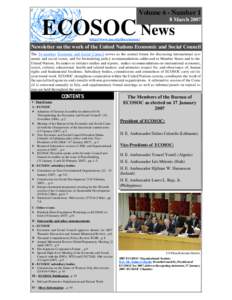 6 March 2007-Newsletter Substantive Session