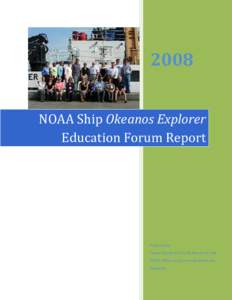 NOAA Ship Okeanos Explorer Education Forum Report