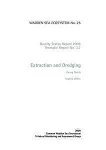 3.7 Extraction and Dredging   WADDEN SEA ECOSYSTEM No. 25