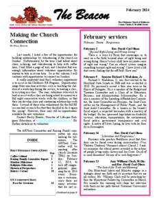 First Unitarian Church News  February 2014 The Beacon