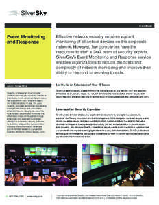 Prevention / Public safety / Security information and event management / Network security / Information security / TriGeo Network Security / Computer security / Data security / Security