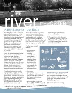 VOL. 26 #3 newsletter for friends of the chicago river Fall 2013 river the