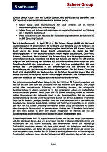 Microsoft Word - Scheer Group übernimmt IDS Scheer Consulting GmbH_Press Release_ final.docx