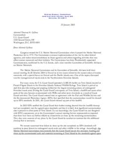 Marine Mammal Commission 4340 East-West Highway, Room 905 Bethesda, MD[removed]January 2005 Admiral Thomas H. Collins