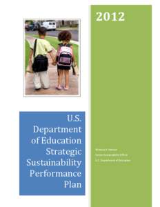 U.S. Department of Education Strategic Sustainability Performance Plan