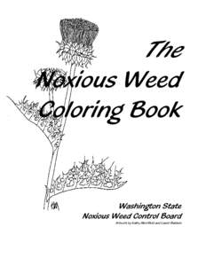 The Noxious Weed Coloring Book Washington State Noxious Weed Control Board