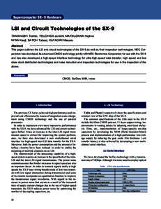 Oscillators / Radio electronics / Digital electronics / Logic families / Clock signal / Jitter / NEC / Central processing unit / Voltage-controlled oscillator / Electronic engineering / Electronics / Electronic design