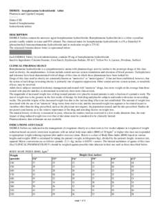 DIDREX - benzphetamine hydrochloride tablet Pharmacia and Upjohn Company[removed]Didrex CIII brand of benzphetamine hydrochloride tablets DESCRIPTION