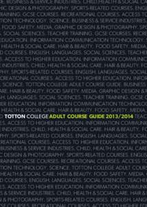 E-learning / Totton College / Education / Totton and Eling