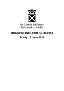 BUSINESS BULLETIN No[removed]Friday 13 June[removed]  Contents
