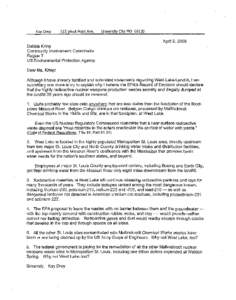 West Lake Landfill - Kay Drey 2nd response