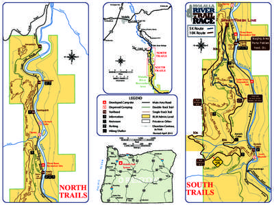 Molalla Trail Map with routes new