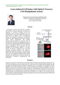 Microsoft Word - ICRA2014WS Abstract _Dong Sun.doc