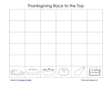 Thanksgiving Race to the Top  Graphics by Scrappin Doodles ©www.pre-kpages.com