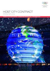 HOST CITY CONTRACT PRINCIPLES GAMES OF THE XXXIII OLYMPIAD – CANDIDATURE PROCESS 2024 – SEPTEMBER 2015  Host City ContractPrinciples