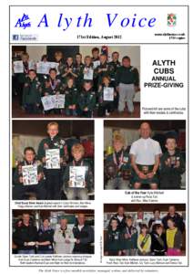 Alyth Voice 171st Edition, August 2012 www.alythvoice.co.uk 1725 copies