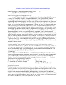 Southern Campaign American Revolution Pension Statements & Rosters Pension Application of Gustavus Croston (Crosston) S39379 Transcribed and annotated by C. Leon Harris. VA