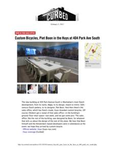 February 5, 2013  http://ny.curbed.com/archivescustom_bicycles_piet_boon_in_the_huys_at_404_park_ave_south.php 