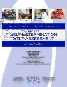 National Gateway to Self-Determination  UCEDD Self-Determination Self-Assessment
