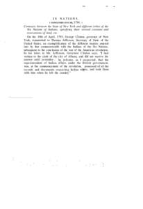 !  IX NATIONS. [ CONCLUDED JULY 24, [removed]Contracts between the State of New York and different tribes of the Six Nations of Indians, specifying their several cessions and