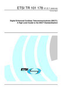 ETSI TR[removed]V1[removed]Technical Report