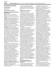 Gainful employment / Positive mental attitude / Higher Education Act / Federal Register / For-profit education / Student financial aid in the United States / Rulemaking / Law / Politics of the United States / Higher education in the United States / United States administrative law / Education