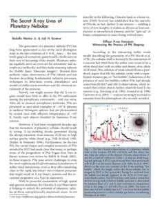 Plasma physics / Astrophysics / Stellar evolution / Chandra X-ray Observatory / X-ray astronomy / Nebula / Mz 3 / Planetary nebula / X-ray binary / Astronomy / Space / Planetary nebulae