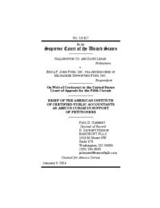 Business / United States securities law / Central Bank of Denver v. First Interstate Bank of Denver / Basic Inc. v. Levinson / Stoneridge Investment Partners v. Scientific-Atlanta / Public Company Accounting Oversight Board / SEC Rule 10b-5 / Private Securities Litigation Reform Act / American Institute of Certified Public Accountants / Accountancy / Auditing / Finance